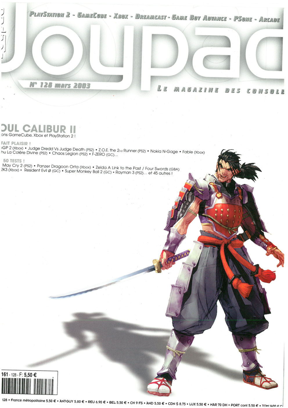 Première page de joypad numero128