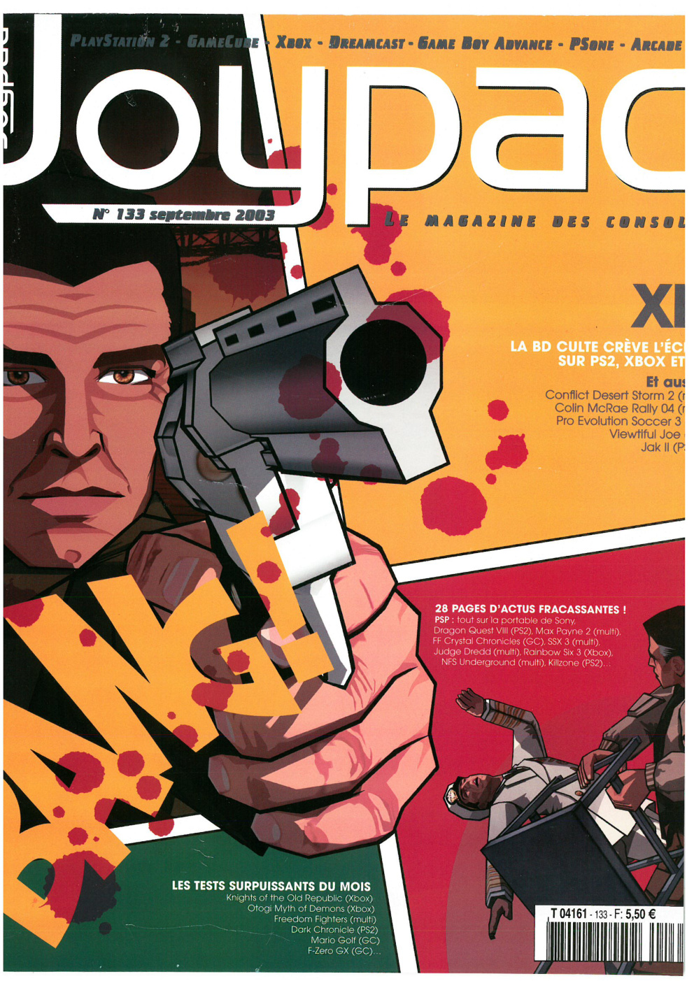 Première page de joypad numero133