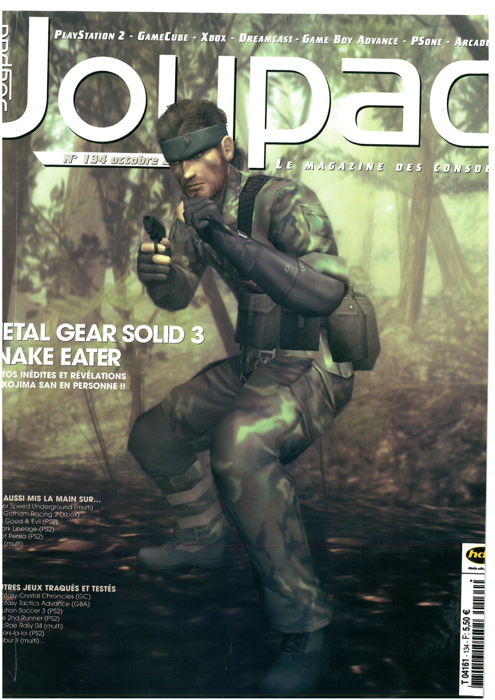 Première page de joypad numero134