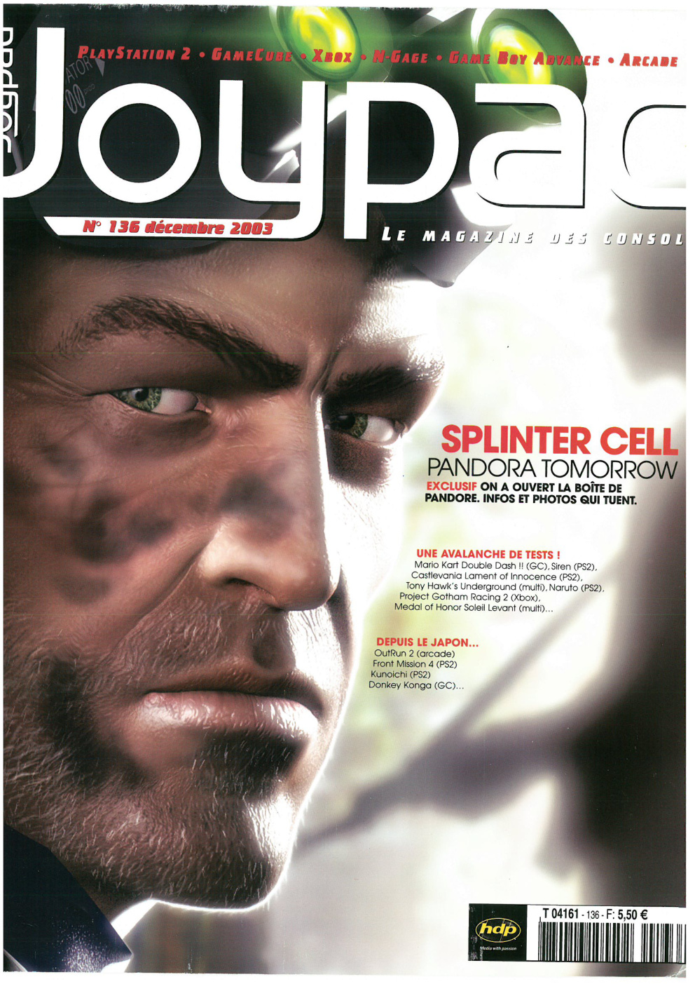 Première page de joypad numero136
