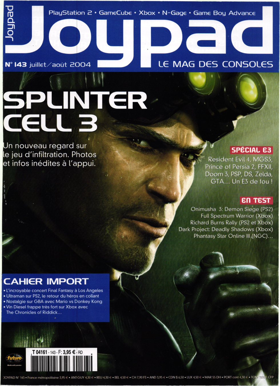 Première page de joypad numero143