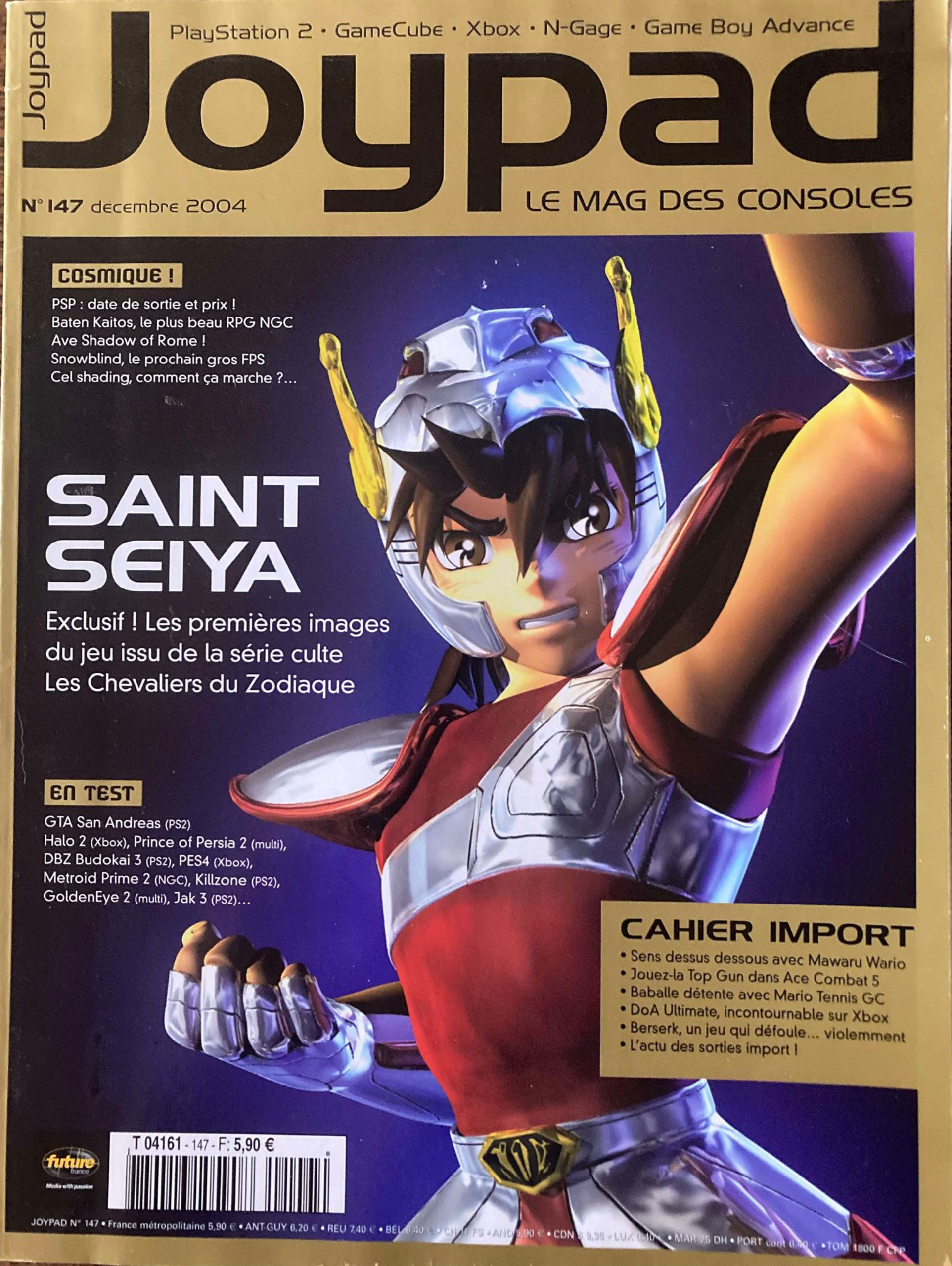 Première page de joypad numero147