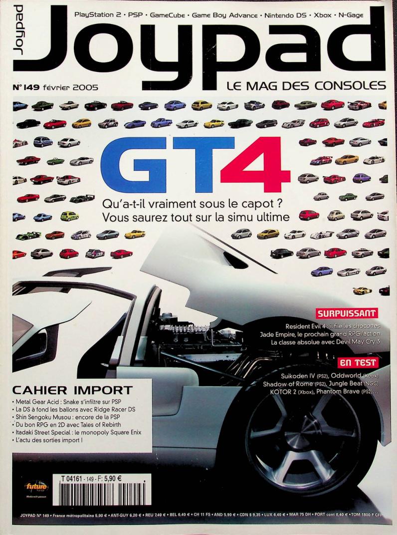 Première page de joypad numero149