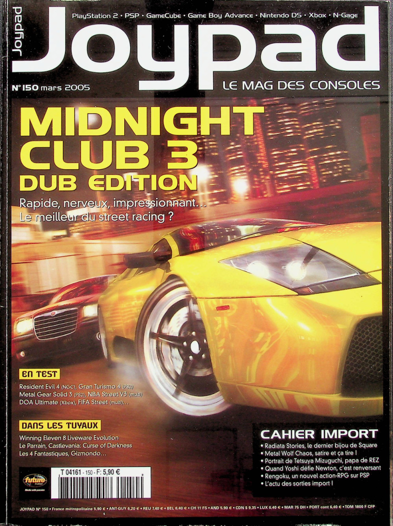 Première page de joypad numero150