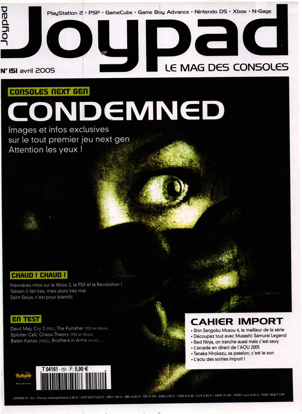 Première page de joypad numero151