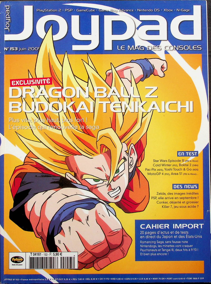 Première page de joypad numero153