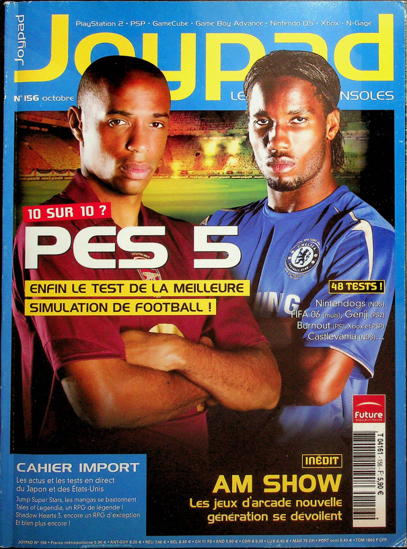 Première page de joypad numero156