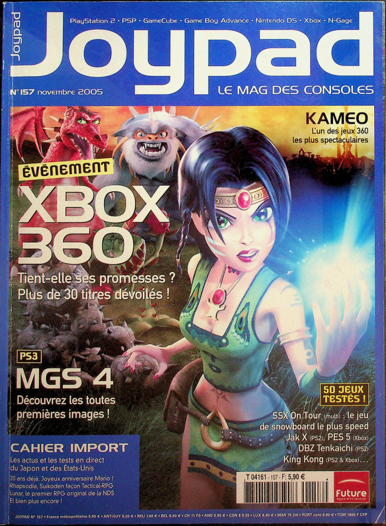 Première page de joypad numero157