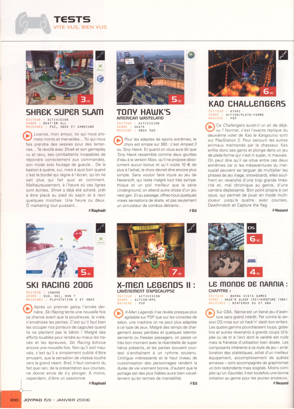 Première page de joypad numero159