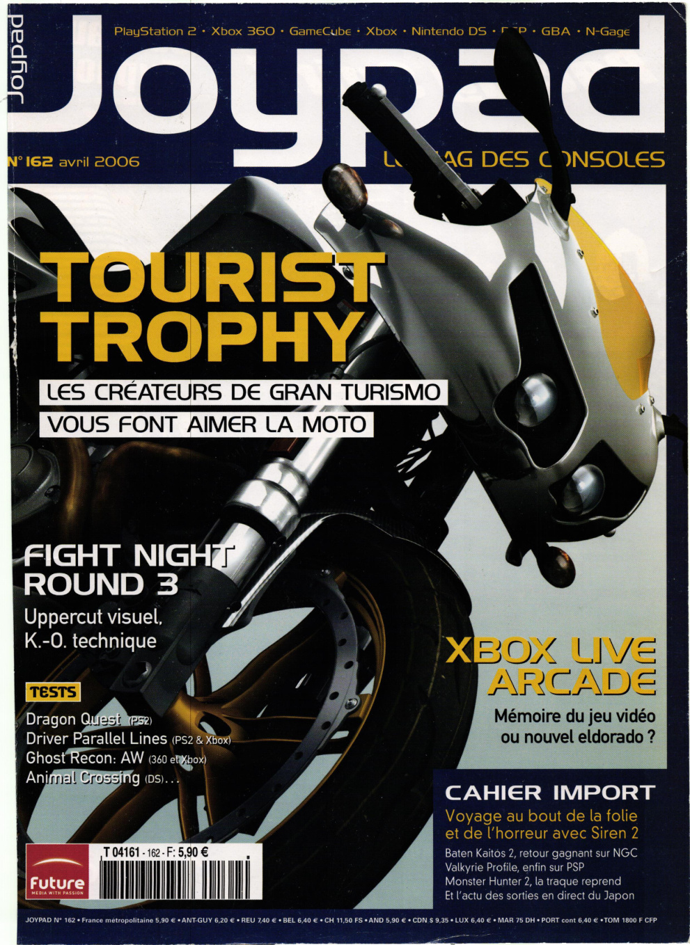 Première page de joypad numero162