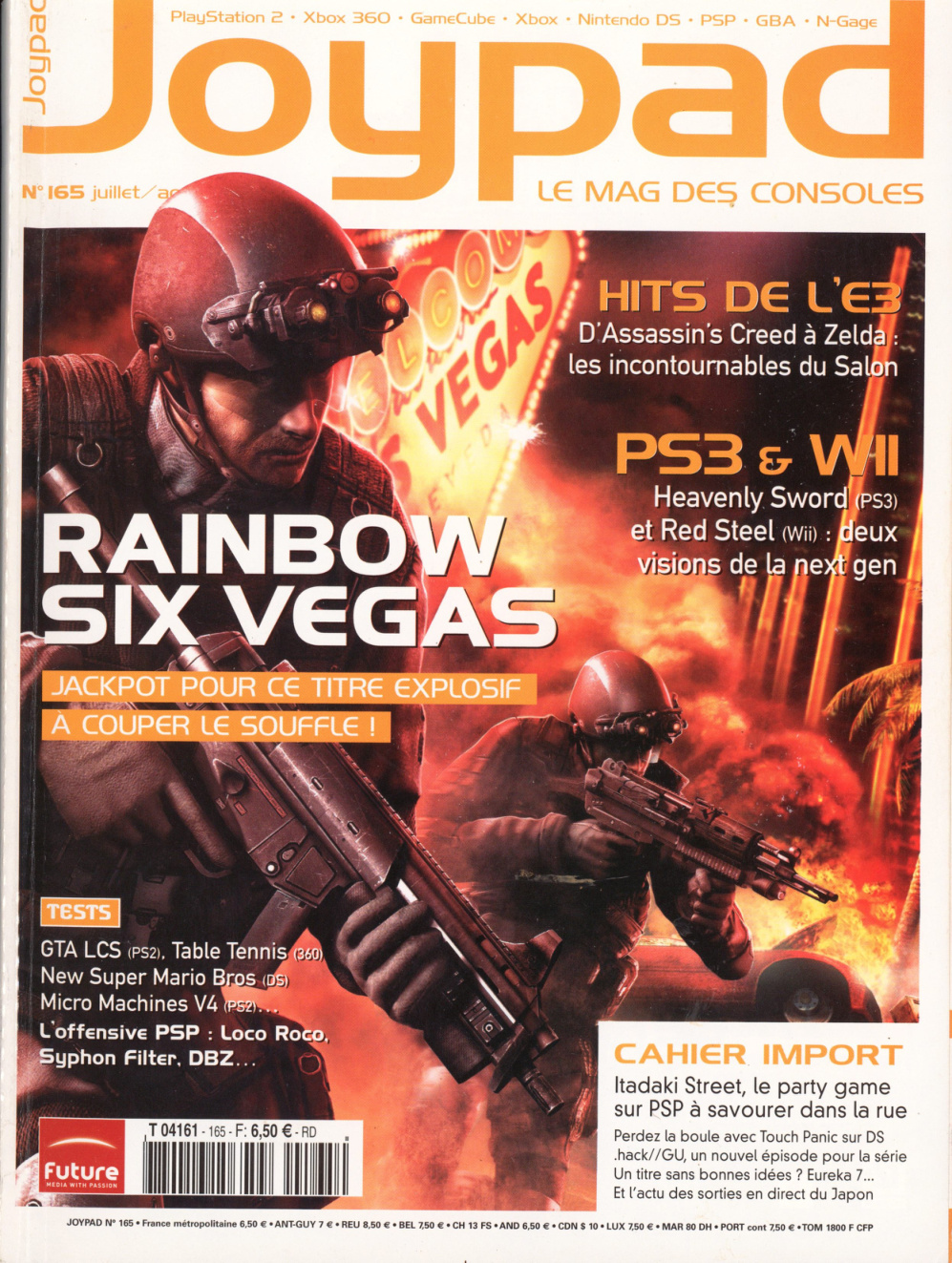 Première page de joypad numero165