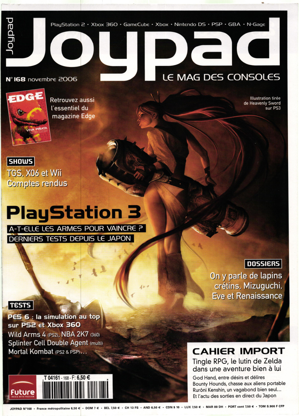 Première page de joypad numero168