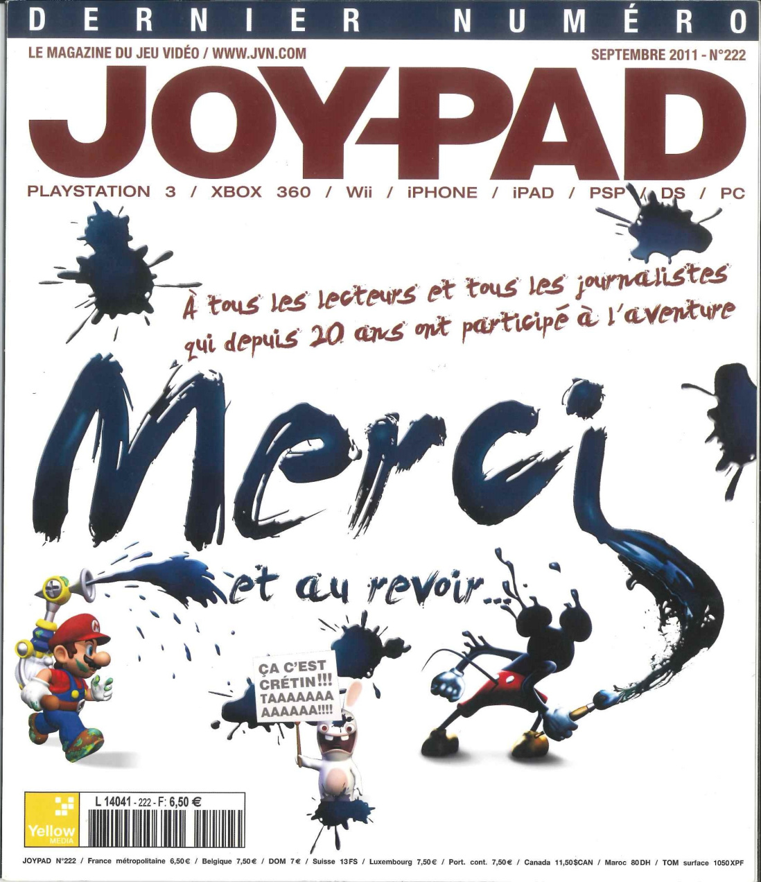 Première page de joypad numero222