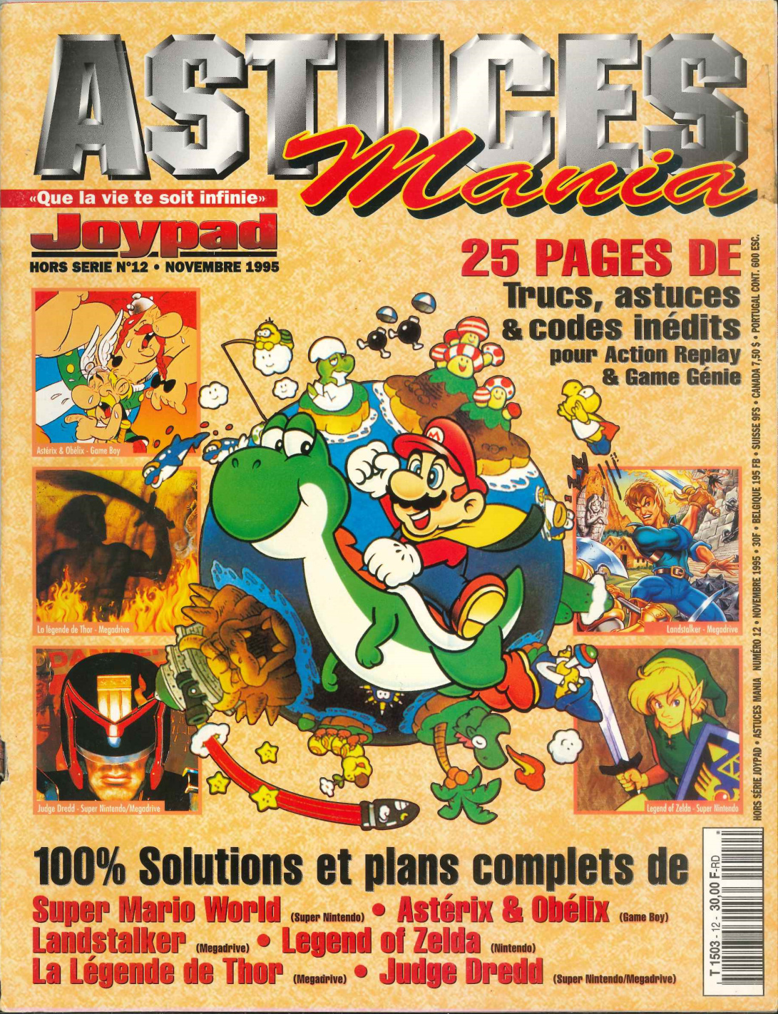 Première page de joypad numeroastuce12