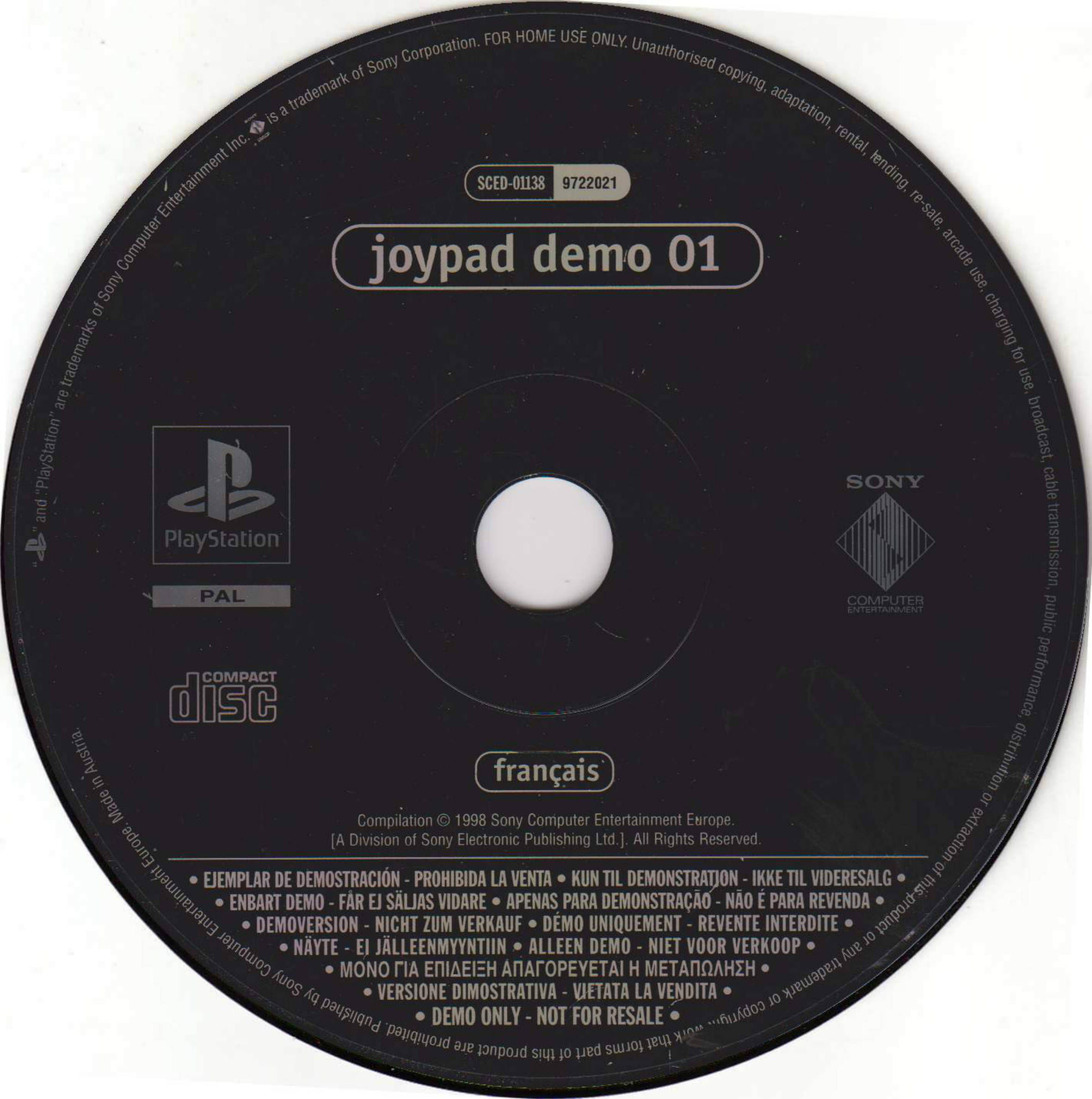 Première page de joypad numerocd076