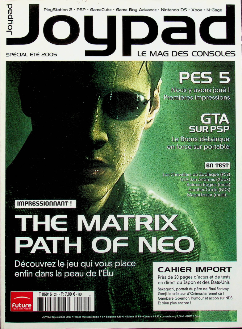 Première page de joypad numerohs002