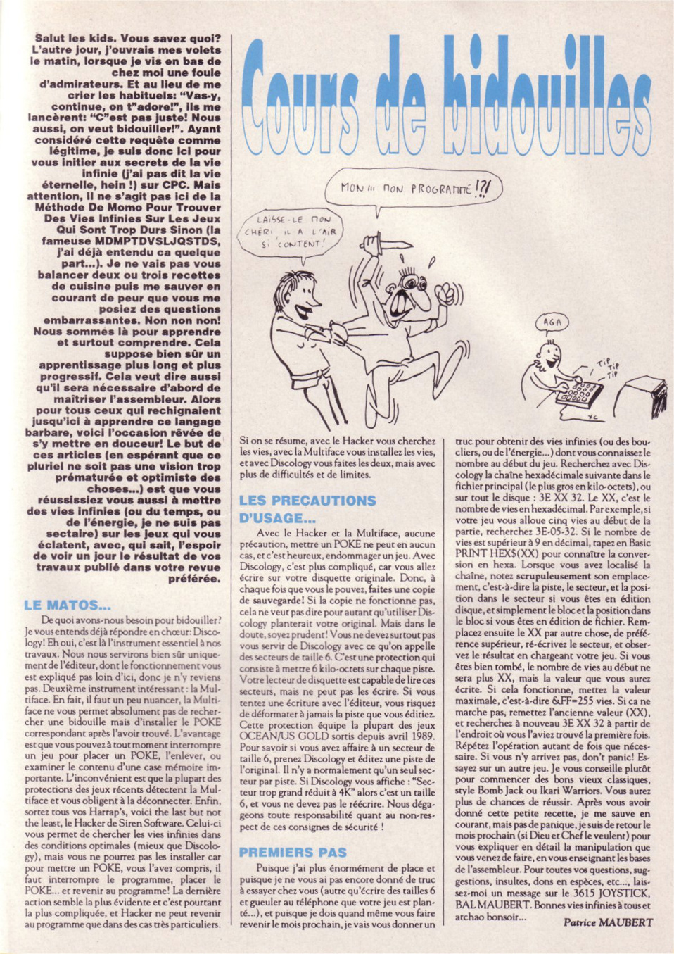Première page de joystick numero004