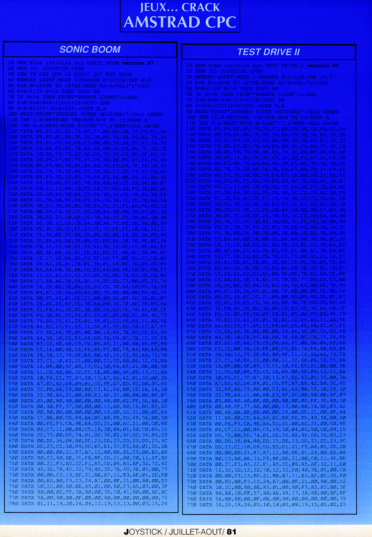 Première page de joystick numero007