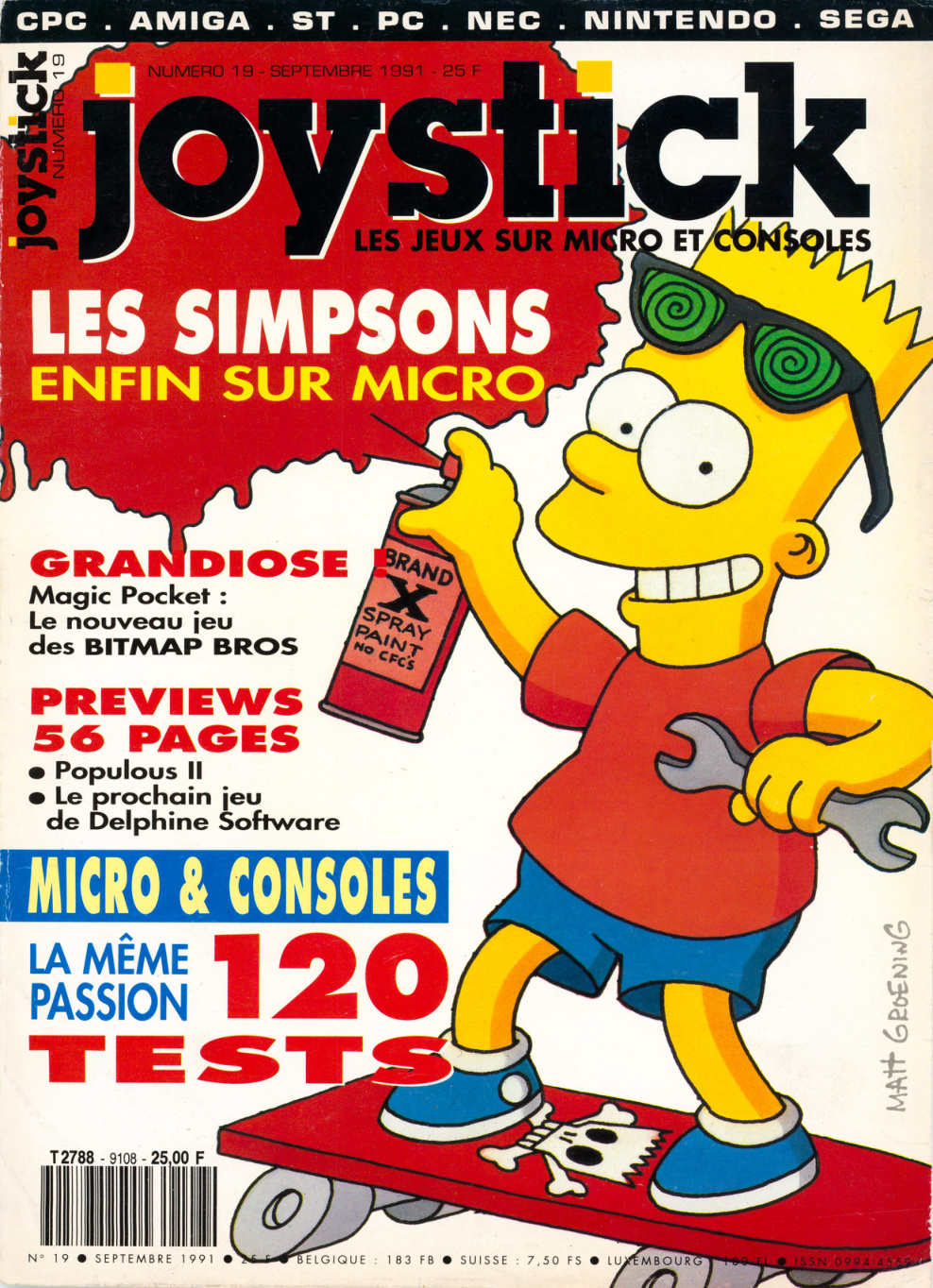 Première page de joystick numero019