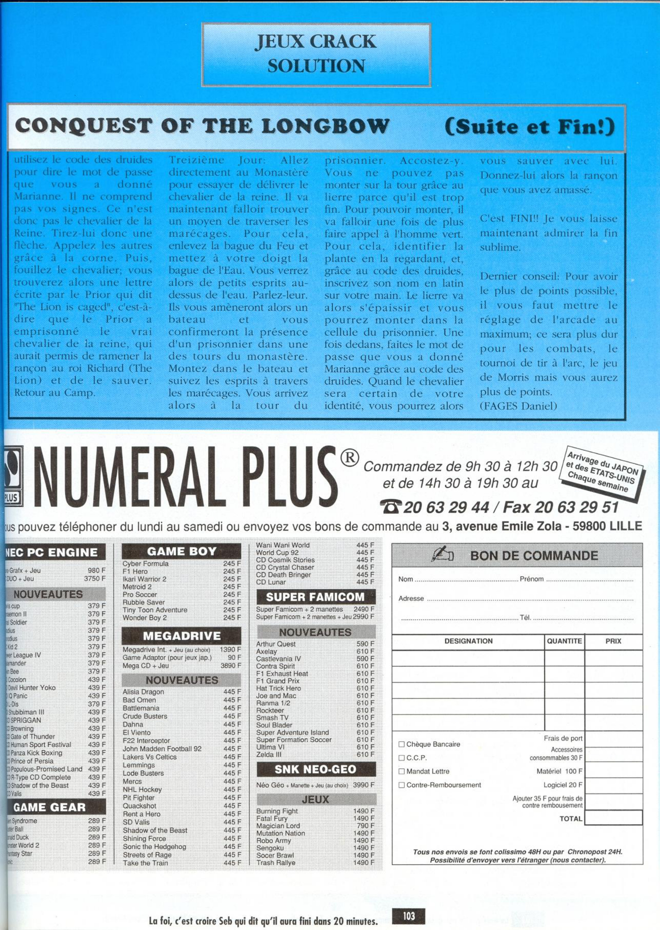 Première page de joystick numero026