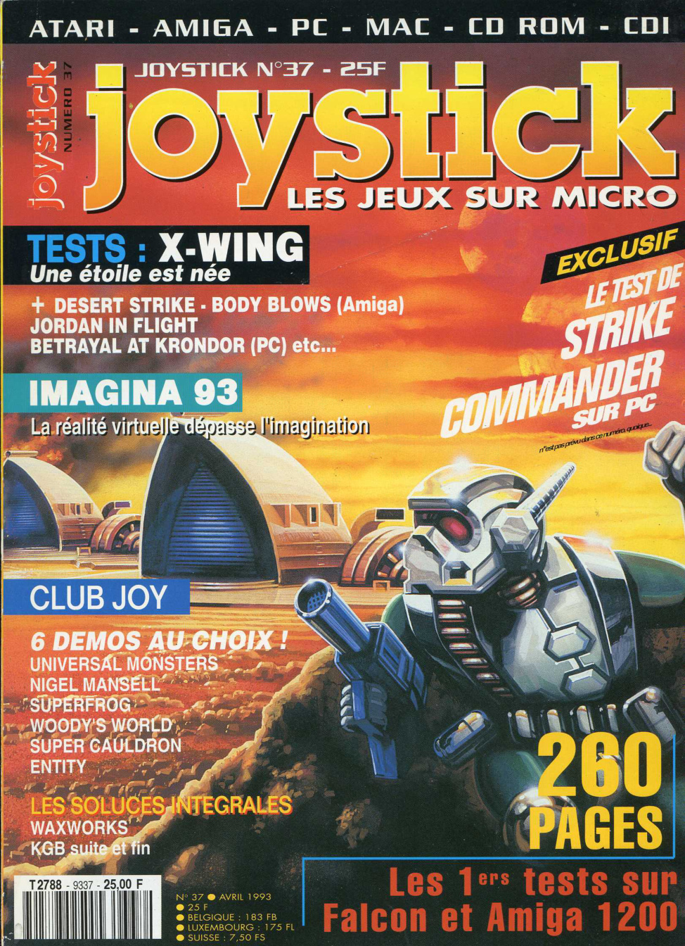 Première page de joystick numero037