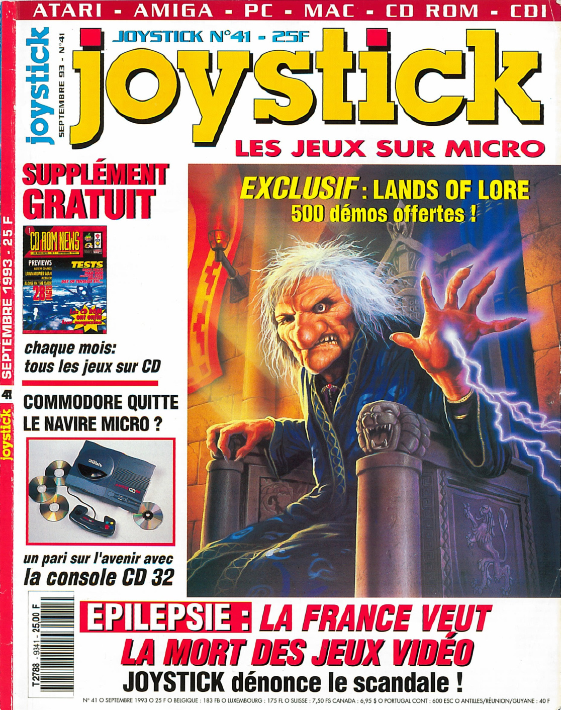 Première page de joystick numero041