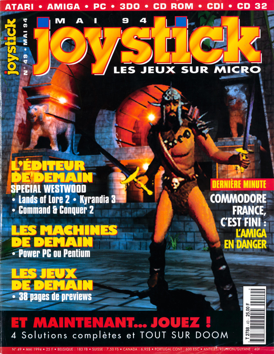 Première page de joystick numero049