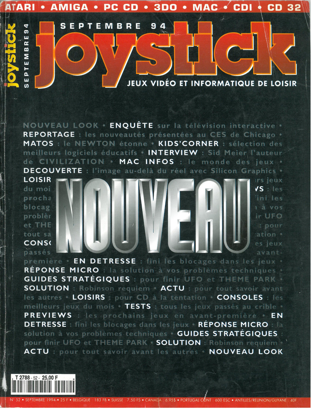 Première page de joystick numero052
