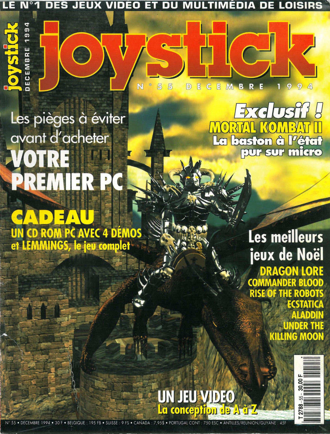 Première page de joystick numero055