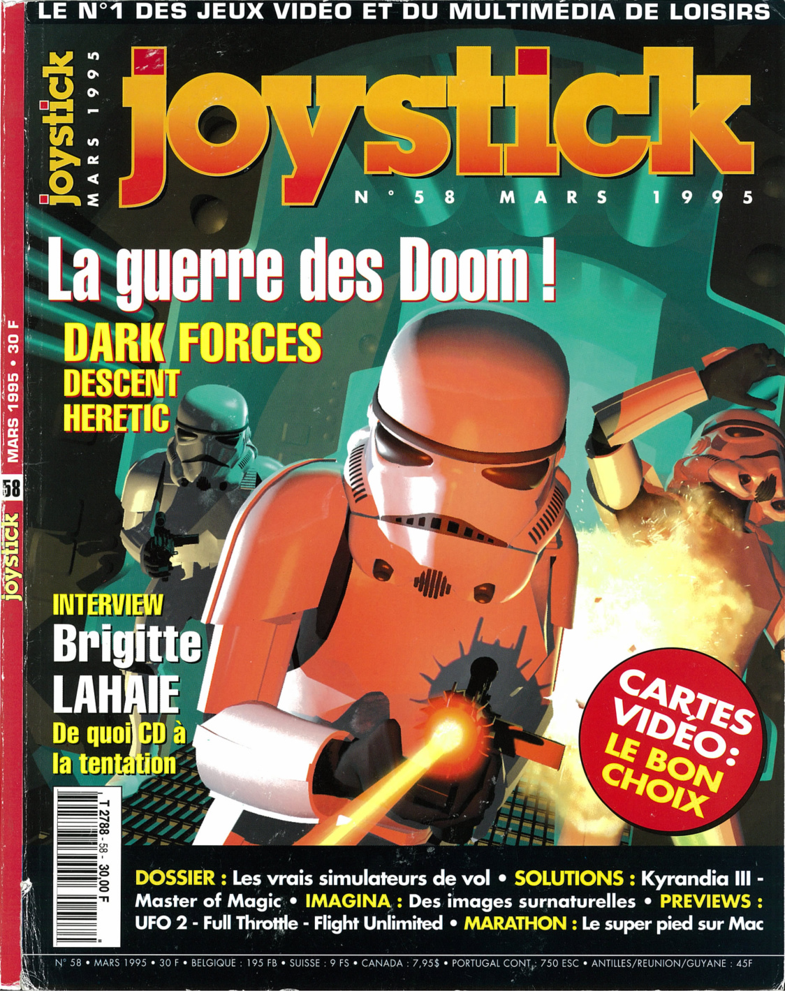 Première page de joystick numero058