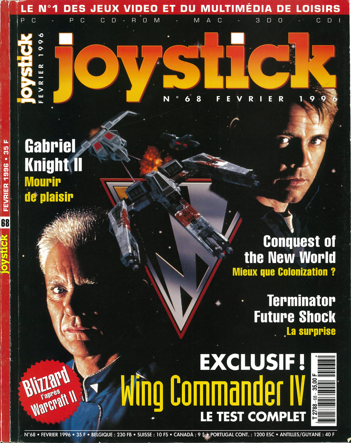 Première page de joystick numero068