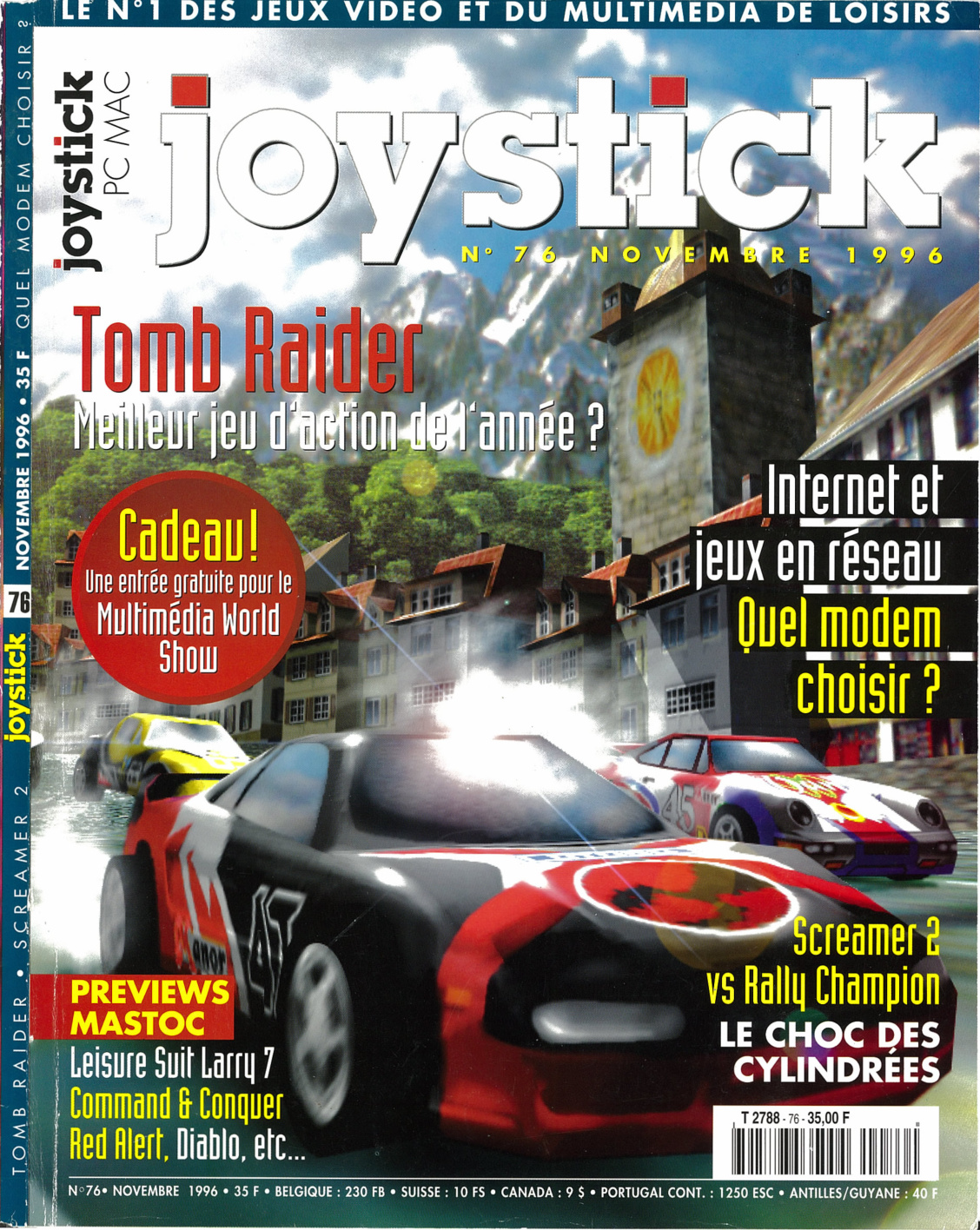 Première page de joystick numero076