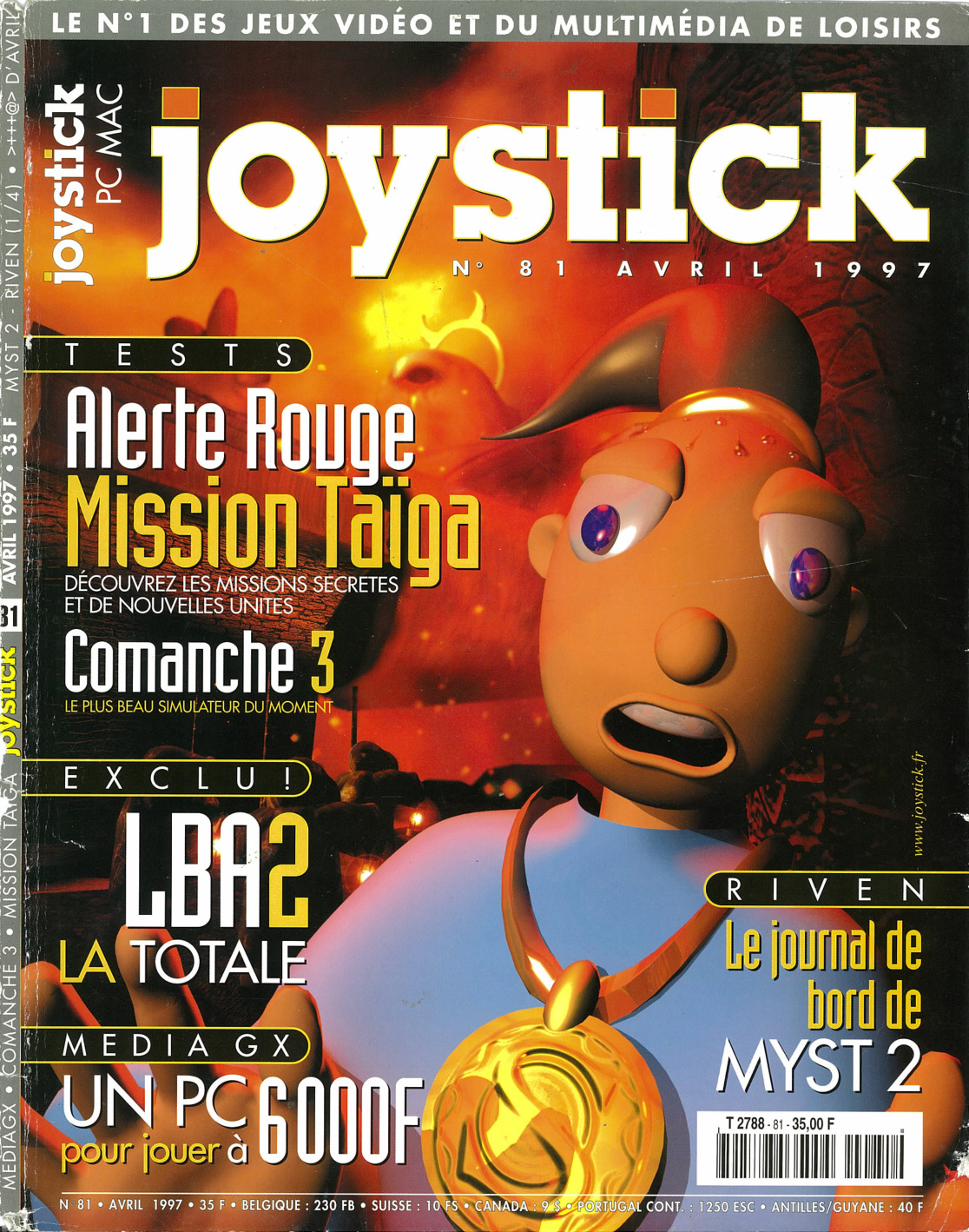 Première page de joystick numero081