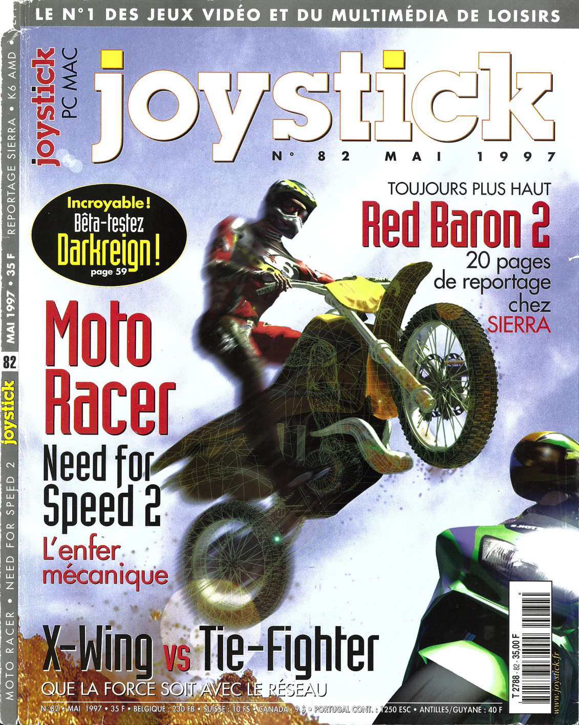 Première page de joystick numero082