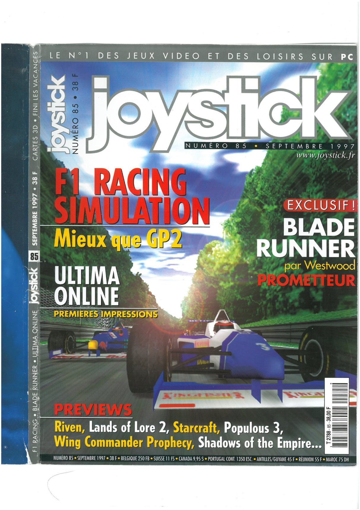 Première page de joystick numero085