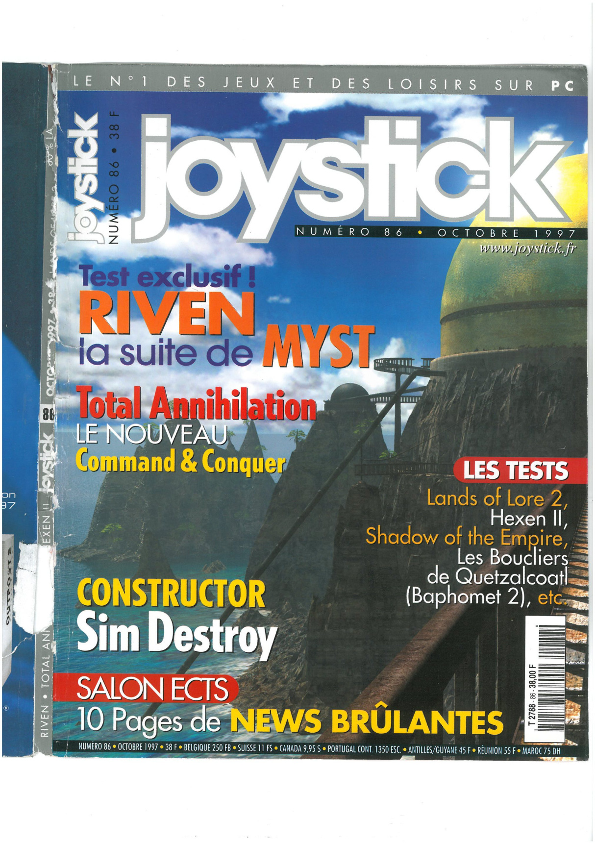 Première page de joystick numero086
