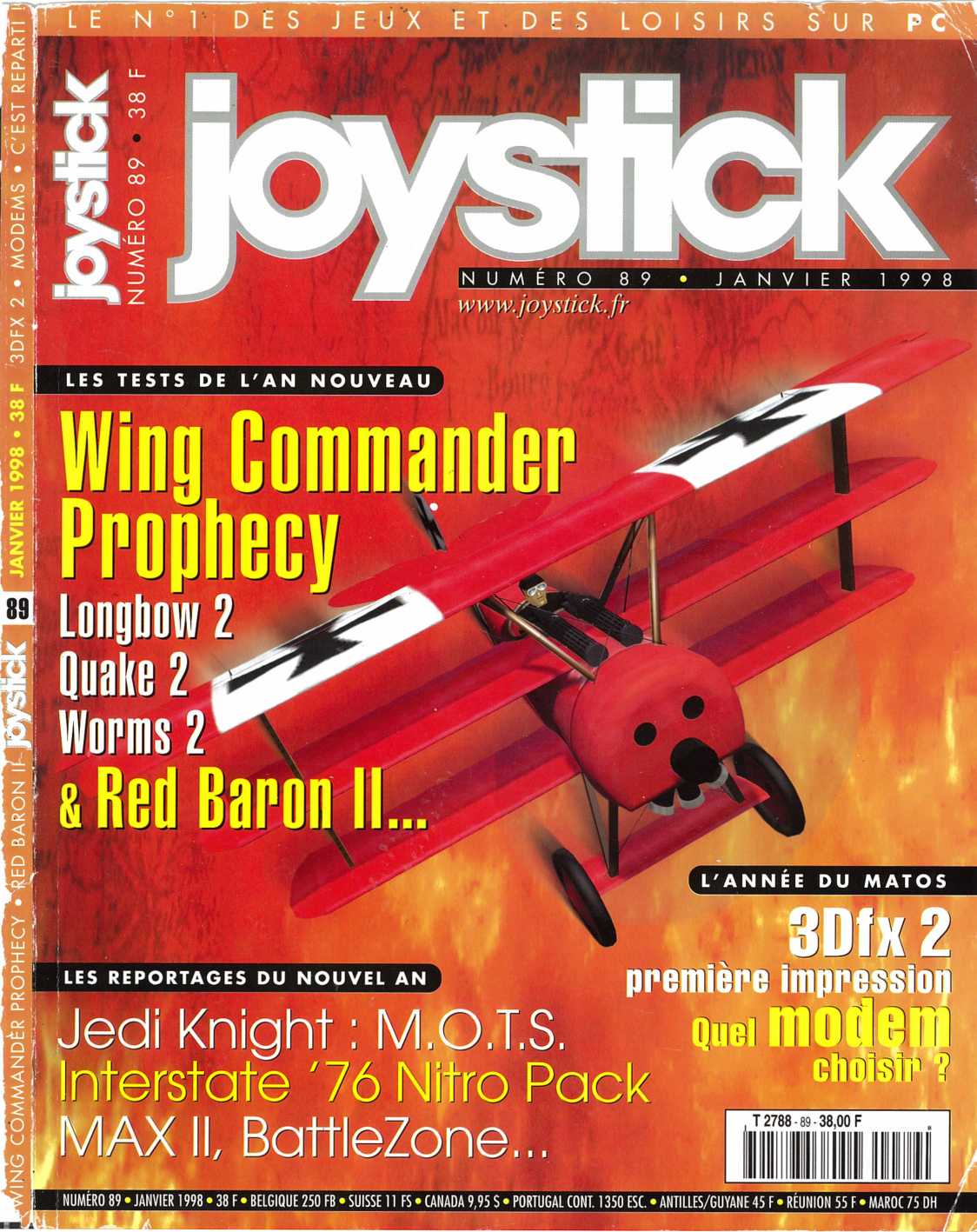 Première page de joystick numero089