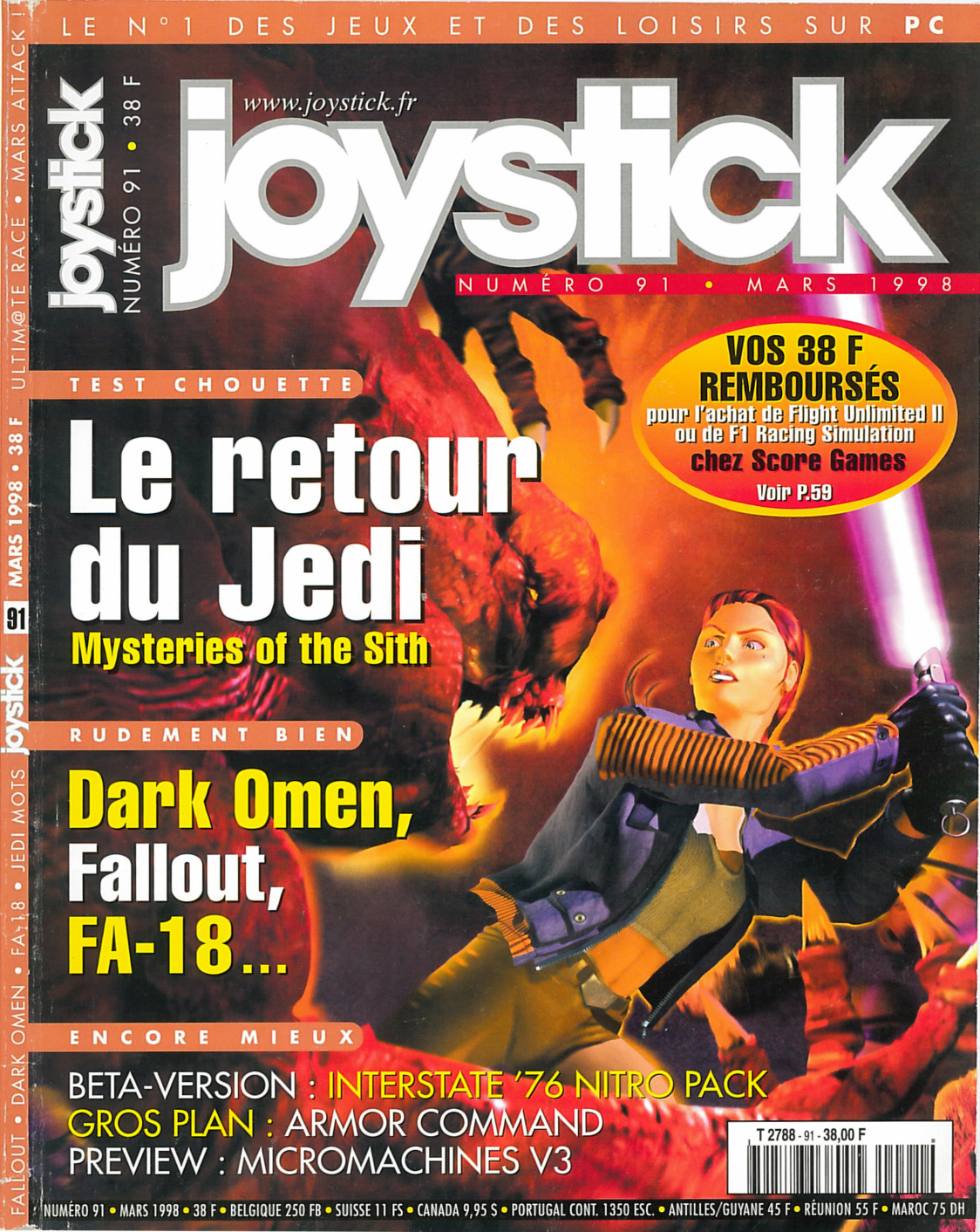 Première page de joystick numero091
