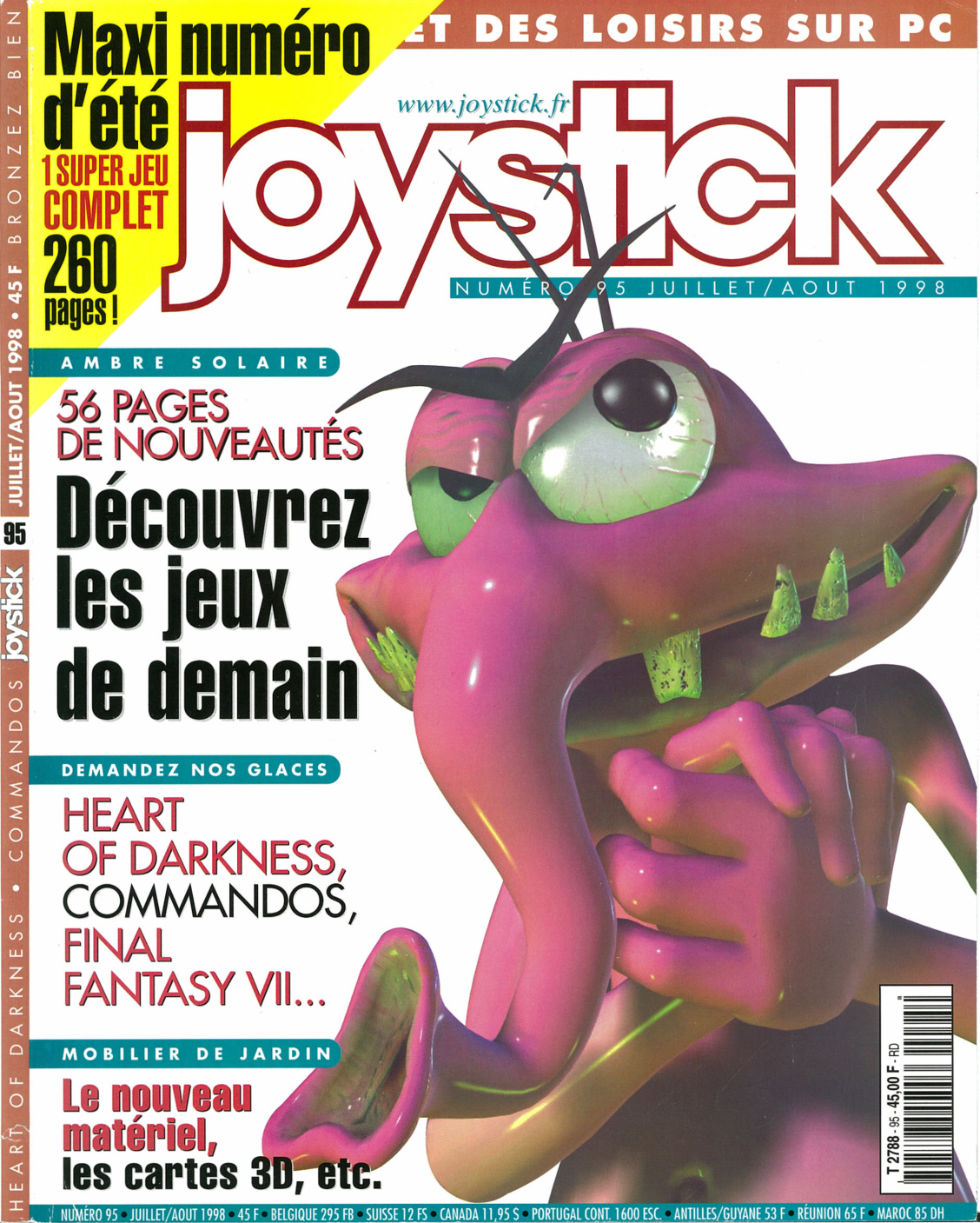 Première page de joystick numero095