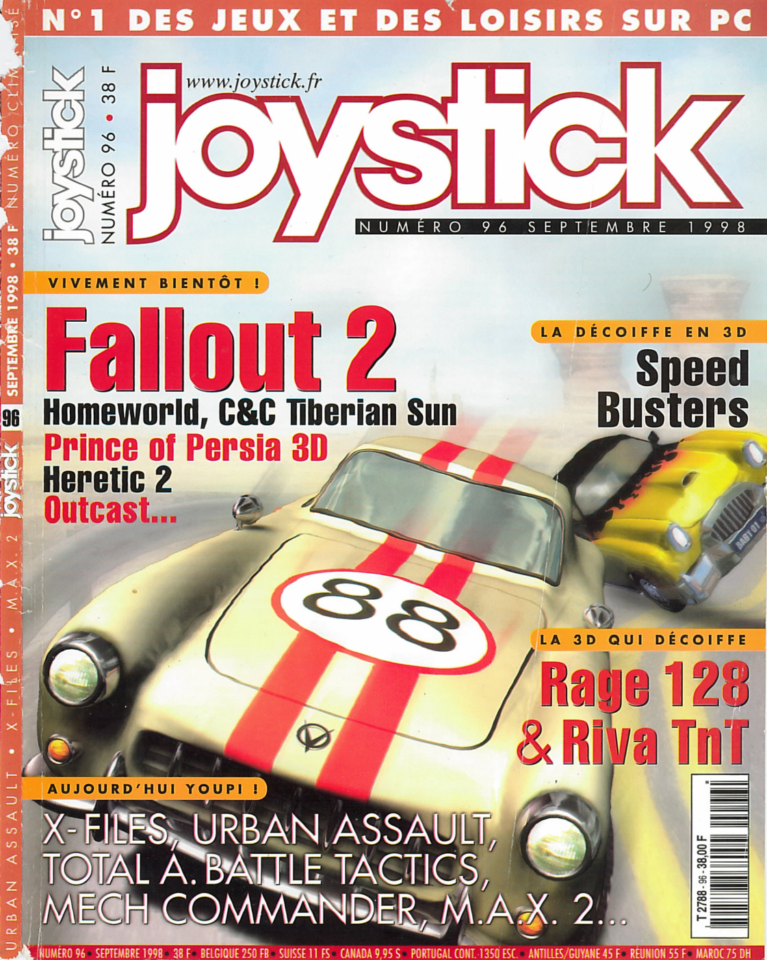 Première page de joystick numero096