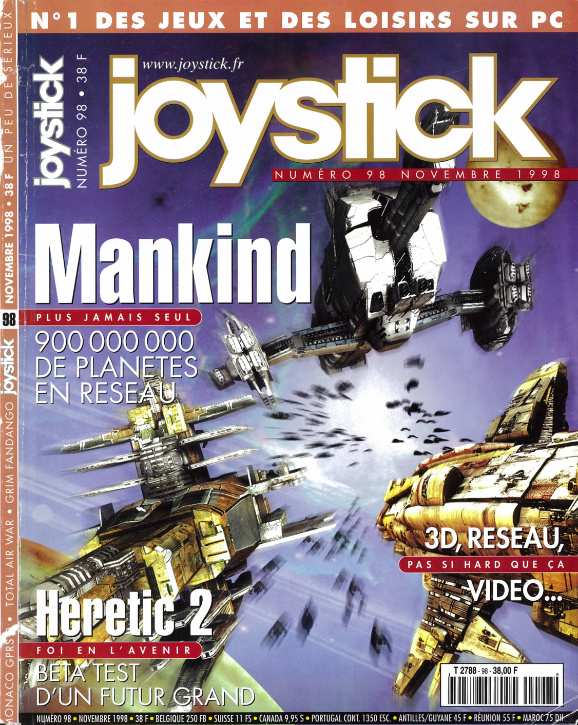 Première page de joystick numero098