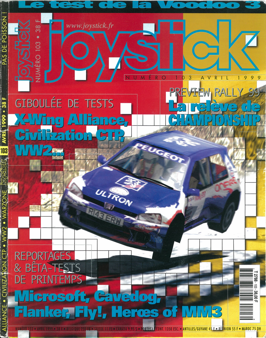 Première page de joystick numero103