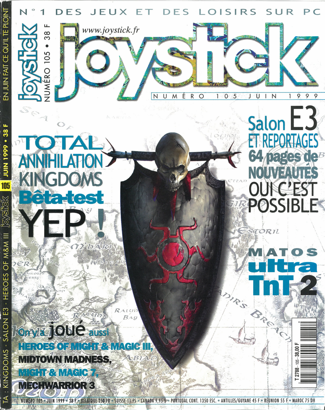 Première page de joystick numero105
