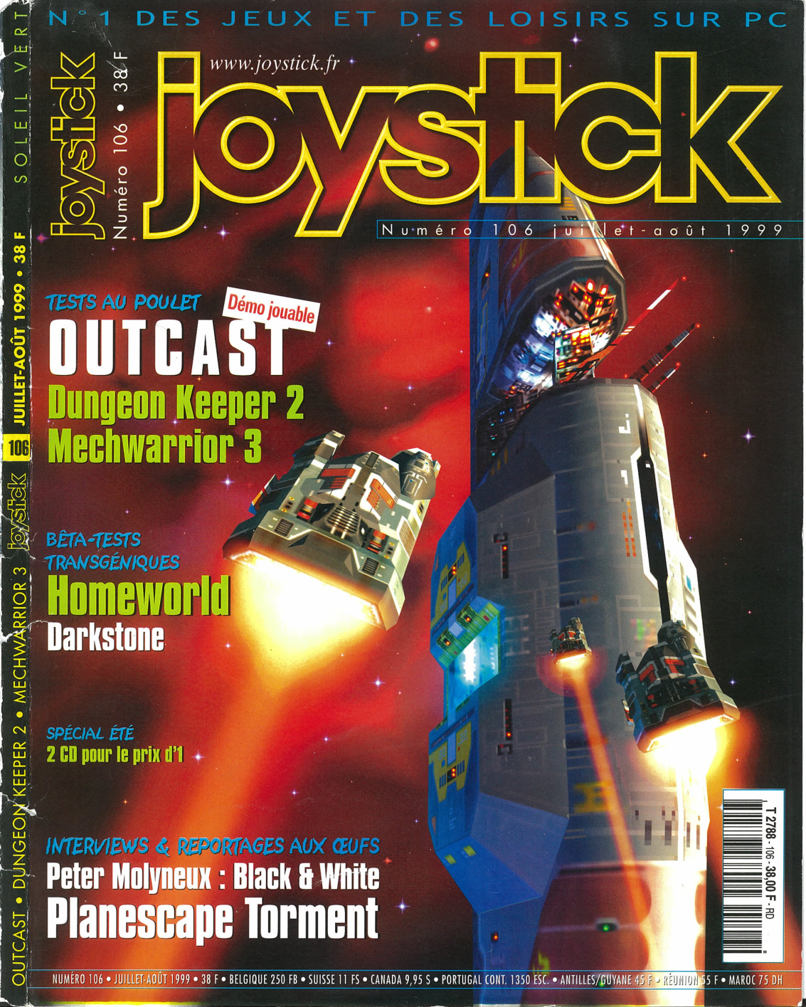 Première page de joystick numero106