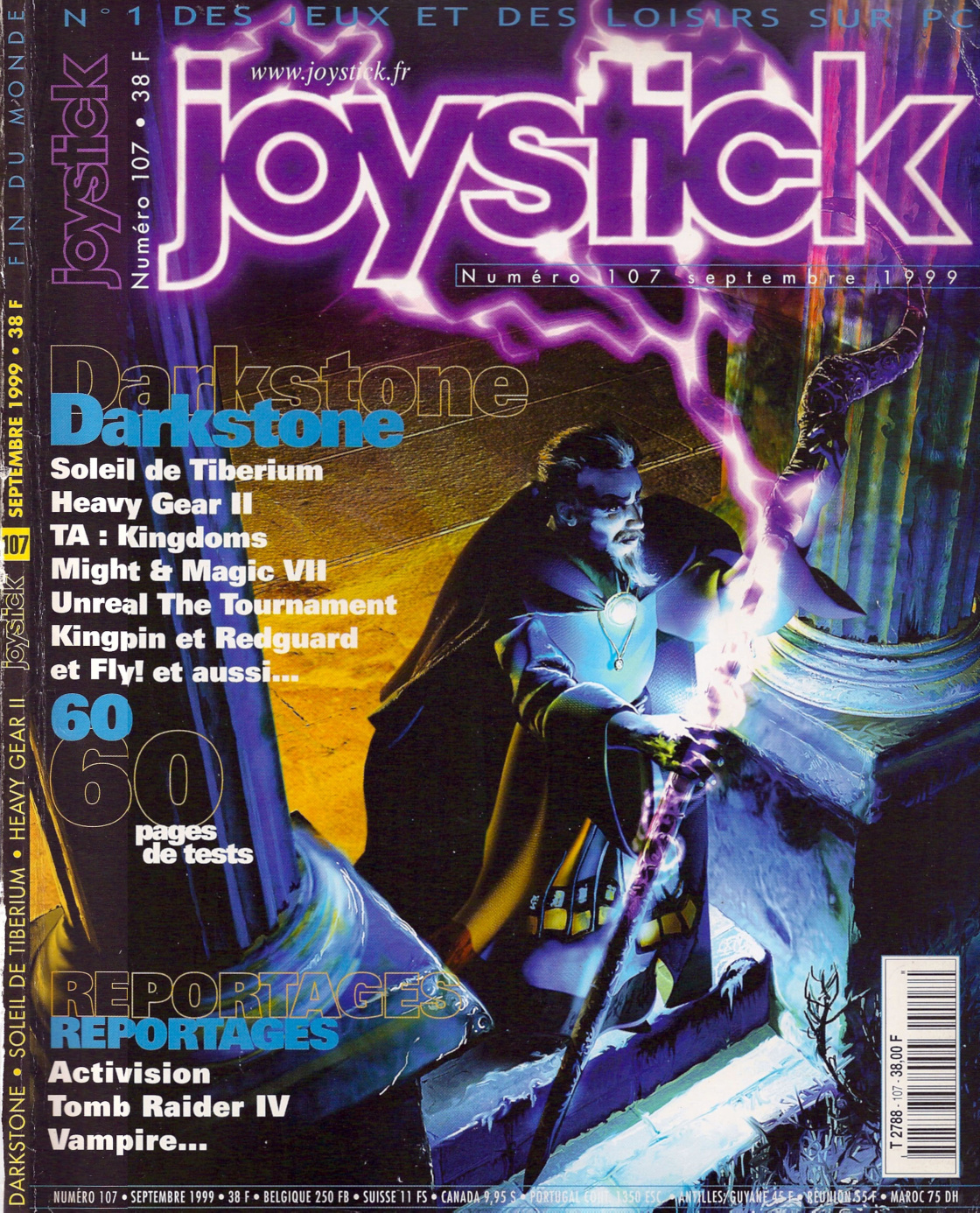 Première page de joystick numero107