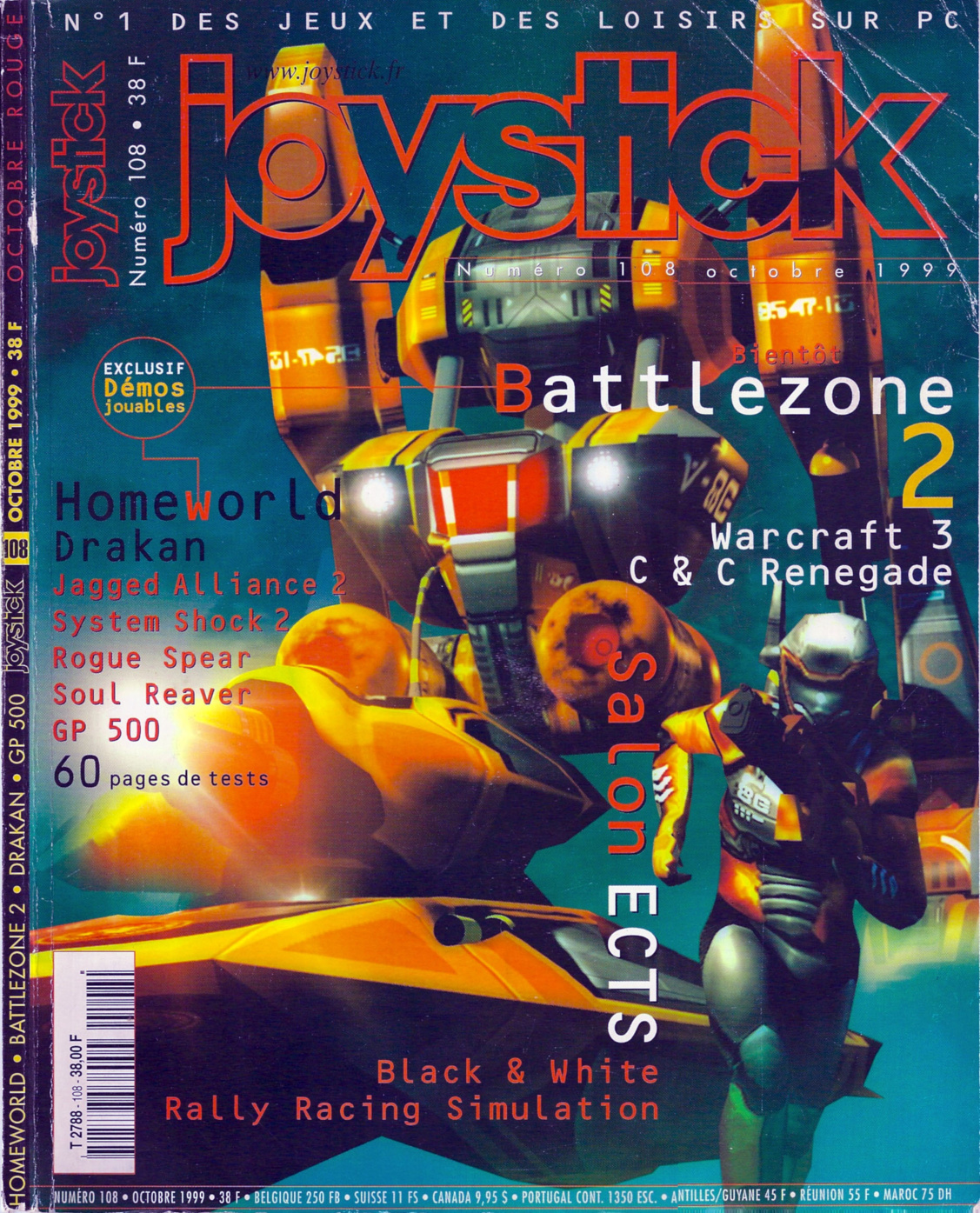 Première page de joystick numero108