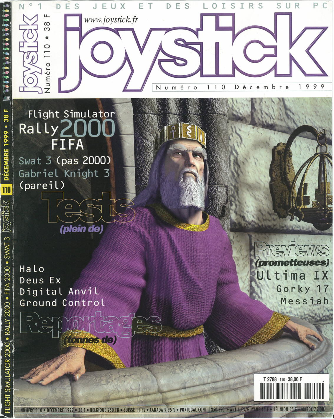 Première page de joystick numero110