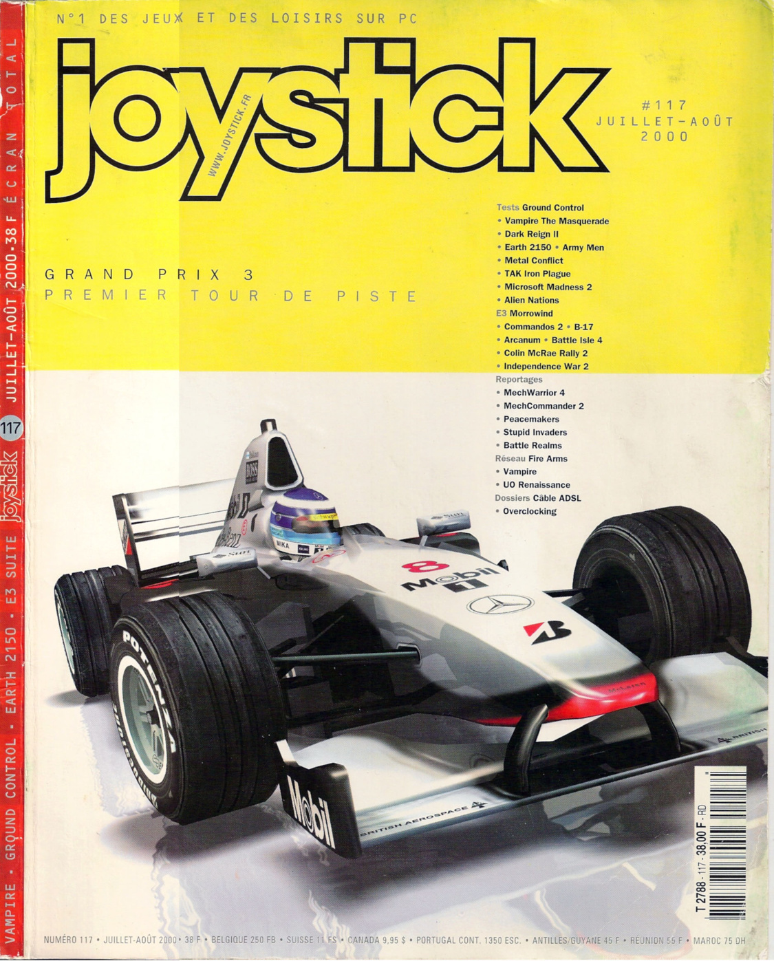 Première page de joystick numero117