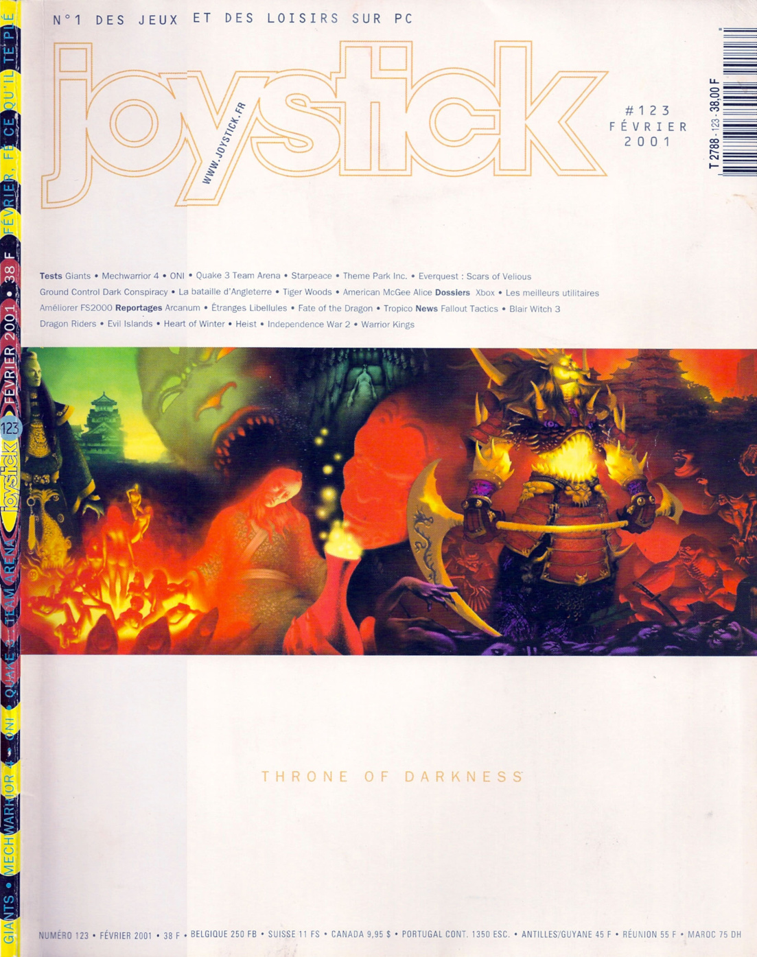 Première page de joystick numero123