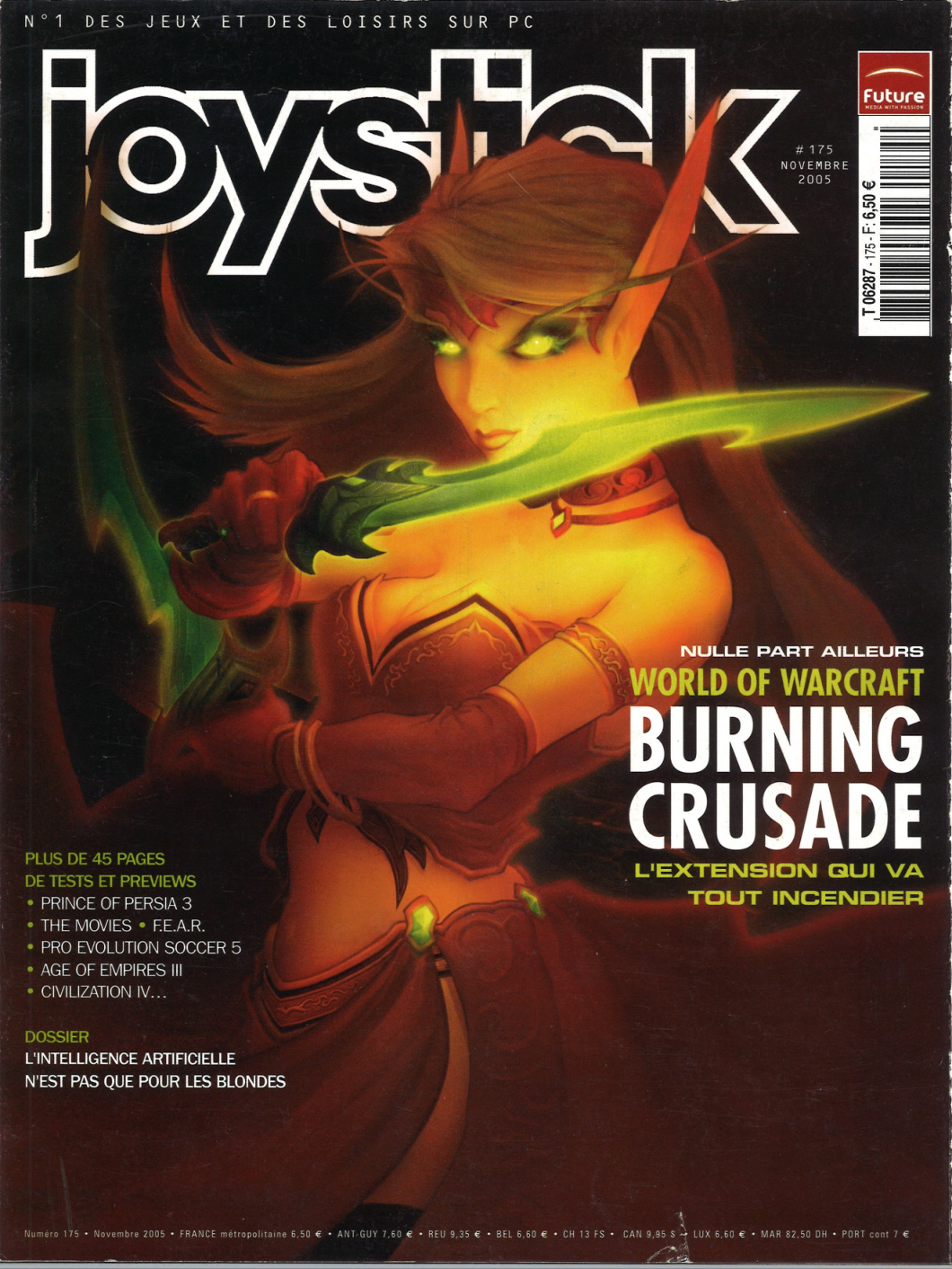 Première page de joystick numero175